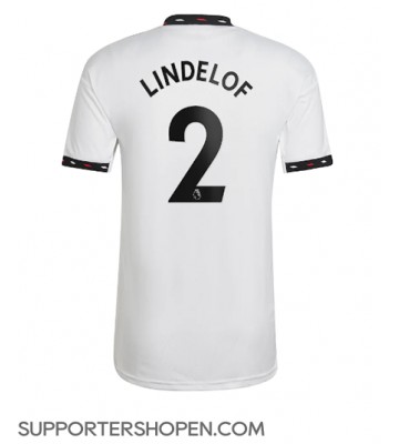 Manchester United Victor Lindelof #2 Borta Matchtröja 2022-23 Kortärmad
